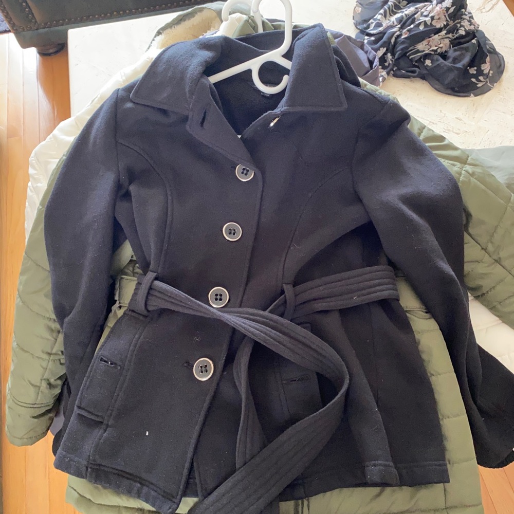BLACK PEA COAT